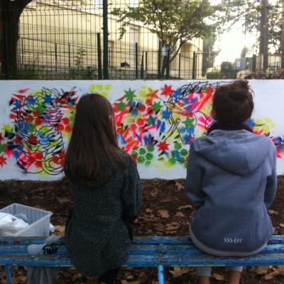 fresque centre social