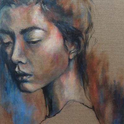 Acrylique sur lin